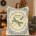 Personalized Grandma Memorial Blanket – Custom Name & Years