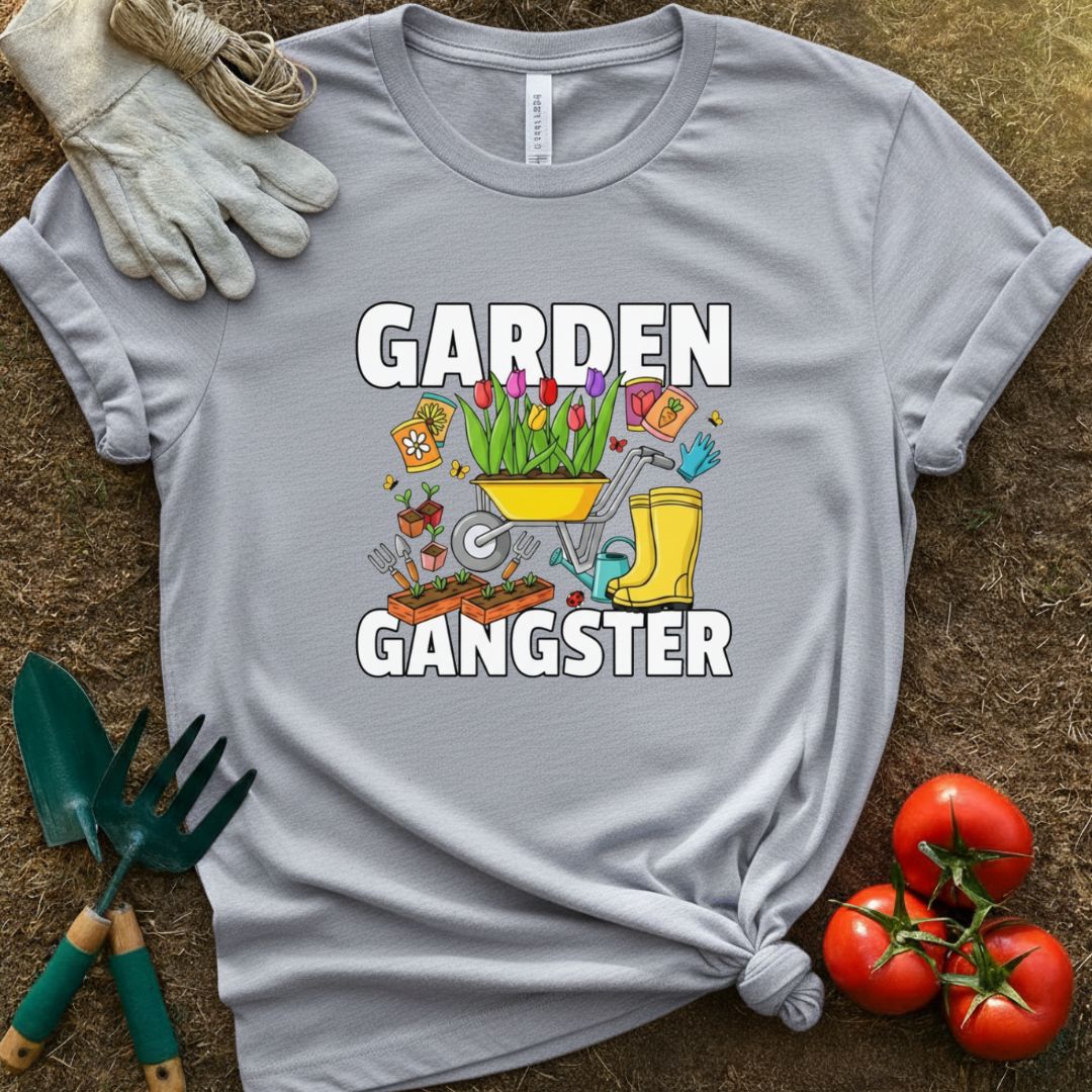 Garden Gangster Shirt, T-Shirt for Gardeners & Plant Lovers