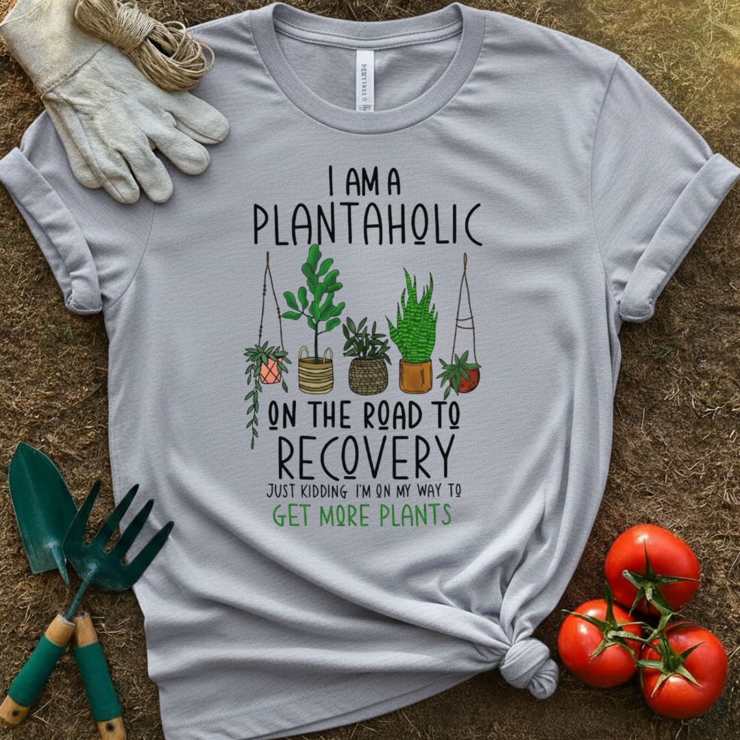 I Am a Plantaholic Shirt, T-Shirt for Gardeners & Plant Lovers
