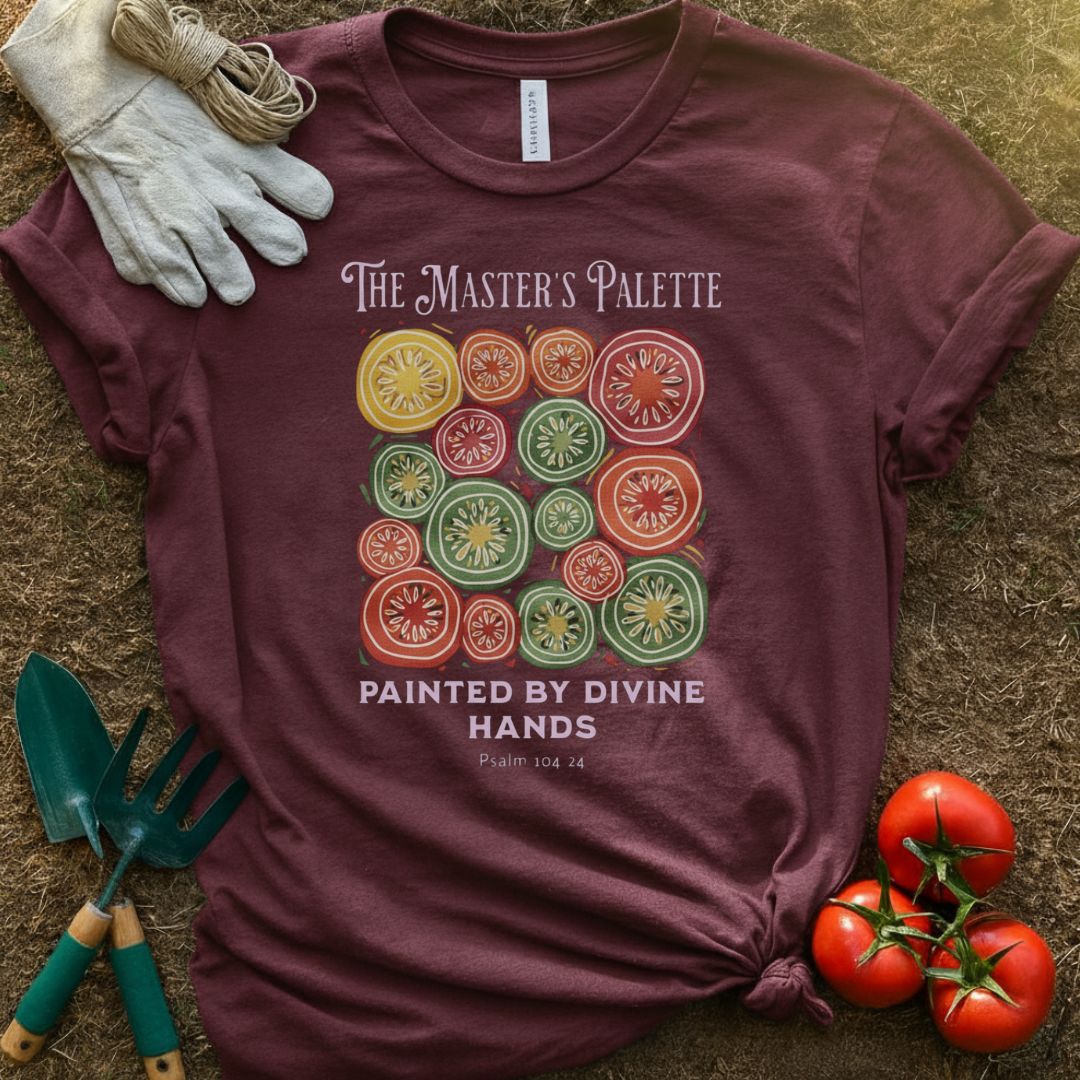 The Master’s Palette Shirt, T-Shirt for Gardeners & Plant Lovers