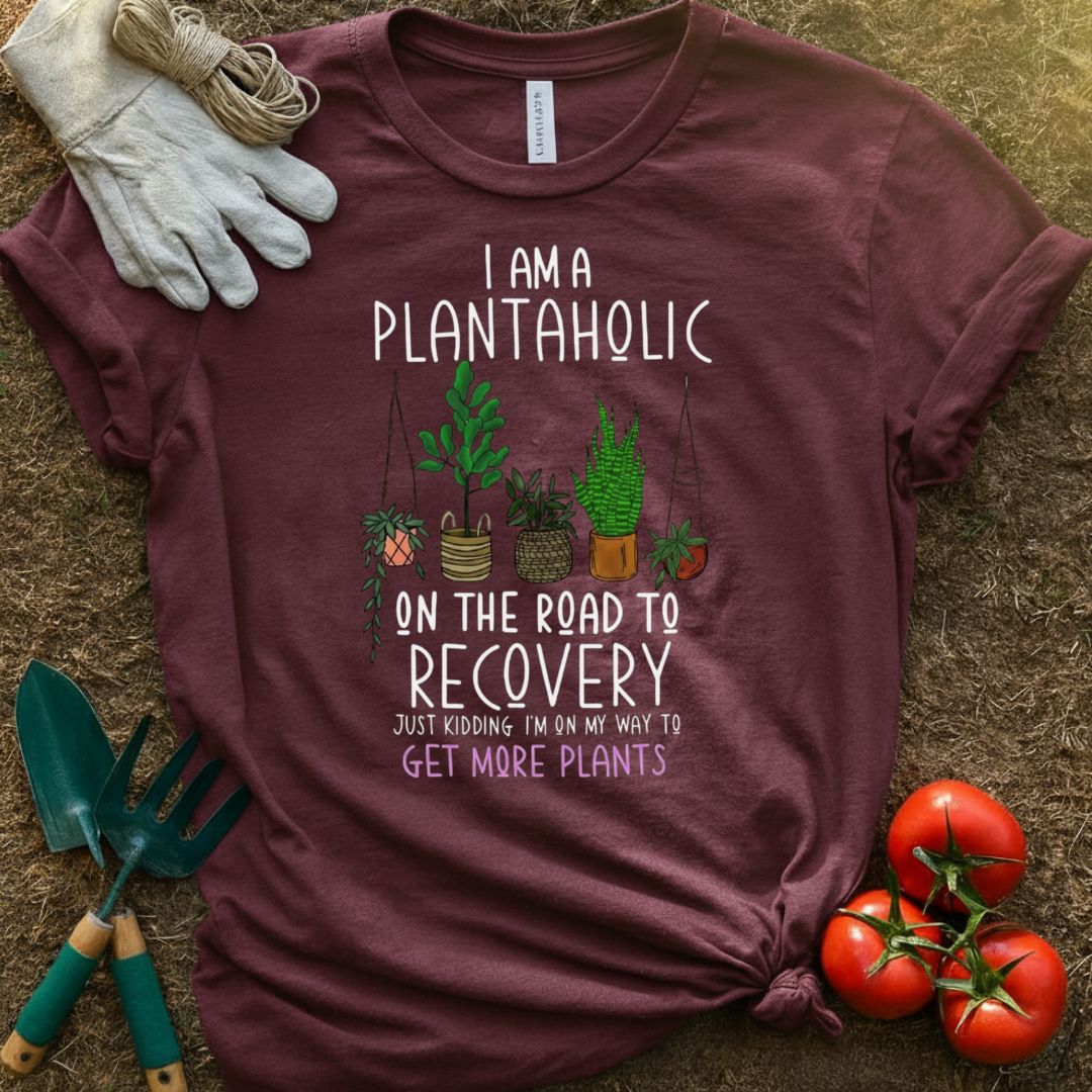 I Am a Plantaholic Shirt, T-Shirt for Gardeners & Plant Lovers