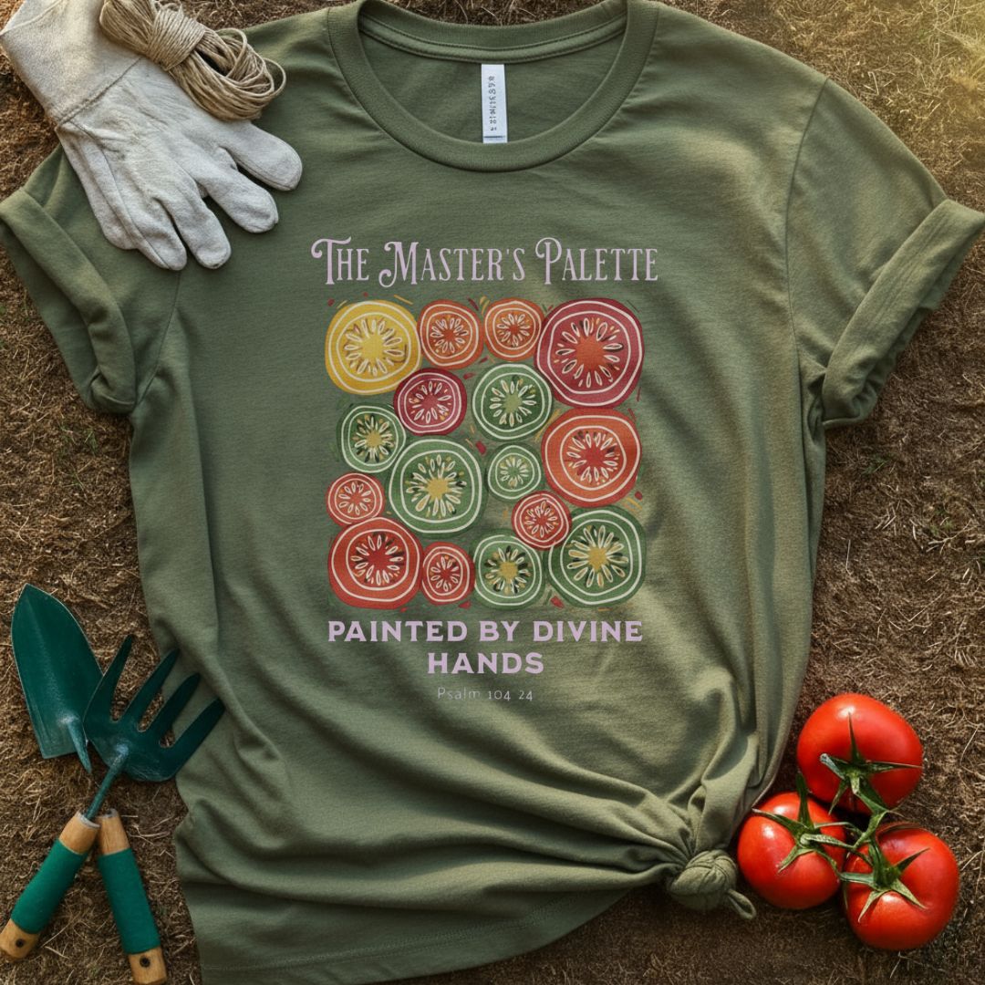 The Master’s Palette Shirt, T-Shirt for Gardeners & Plant Lovers