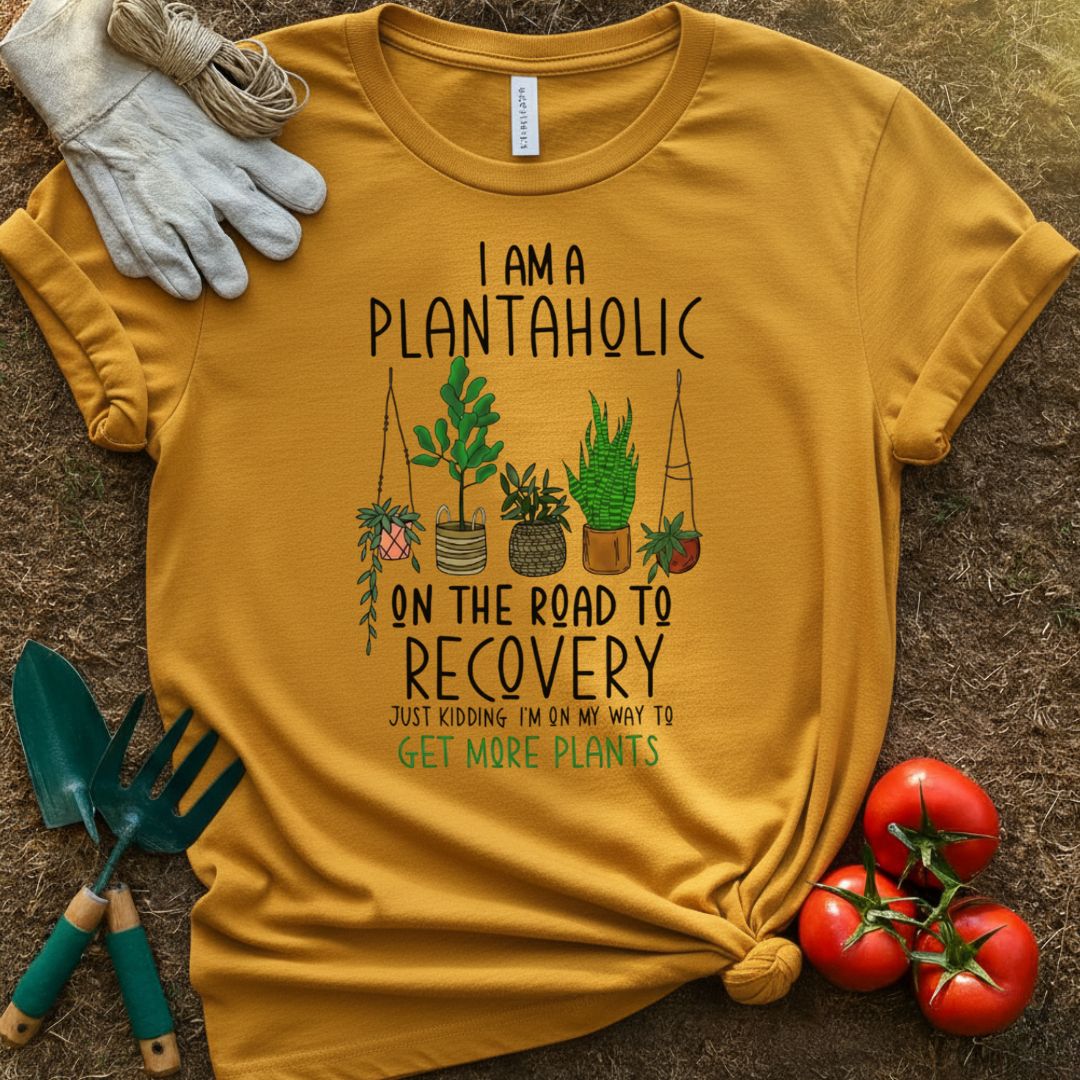 I Am a Plantaholic Shirt, T-Shirt for Gardeners & Plant Lovers