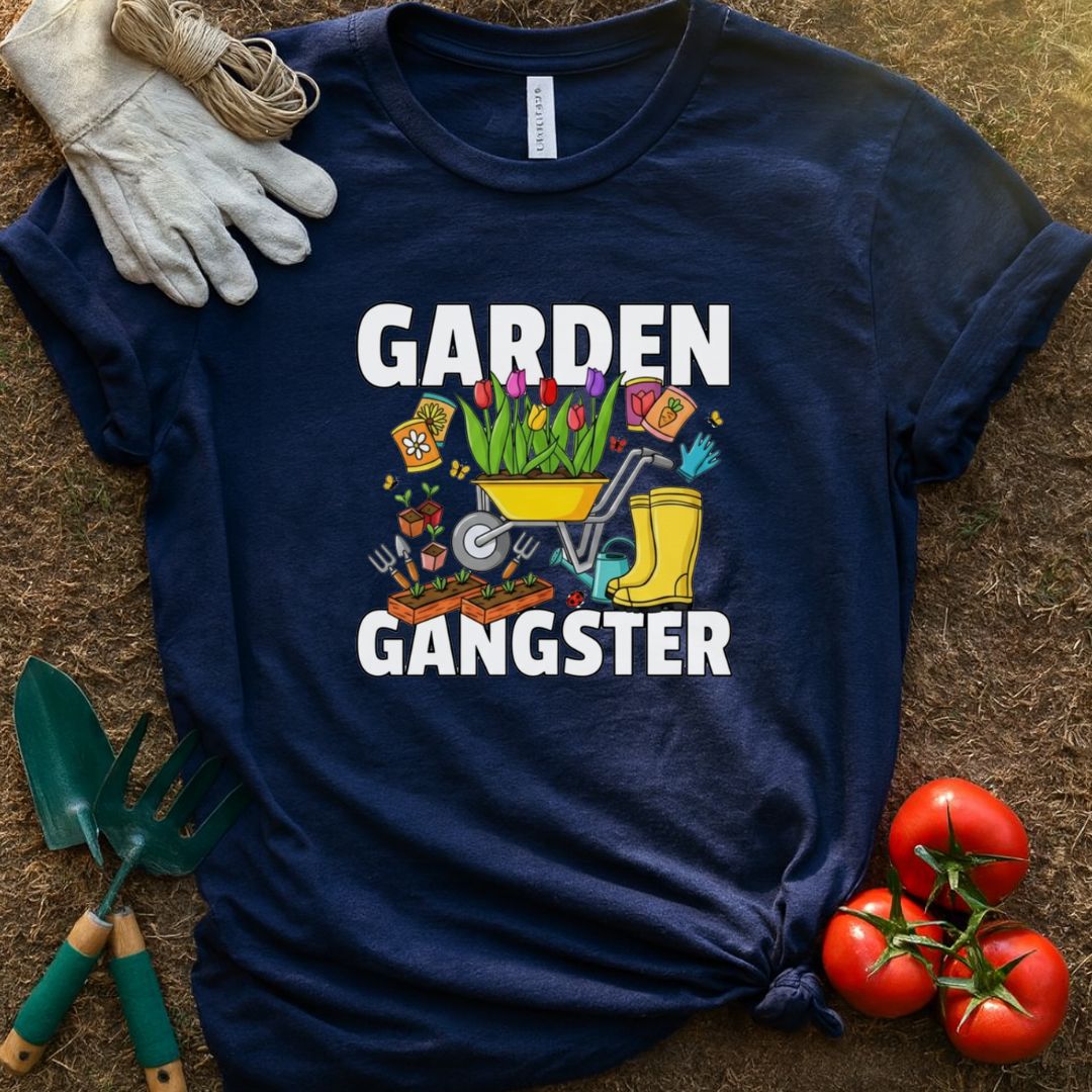 Garden Gangster Shirt, T-Shirt for Gardeners & Plant Lovers