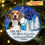 Custom Paw Print Pet Memorial Ornament