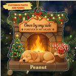 Memorial Fireplace Ornament for Pet Lovers – Custom Name Acrylic Keepsake