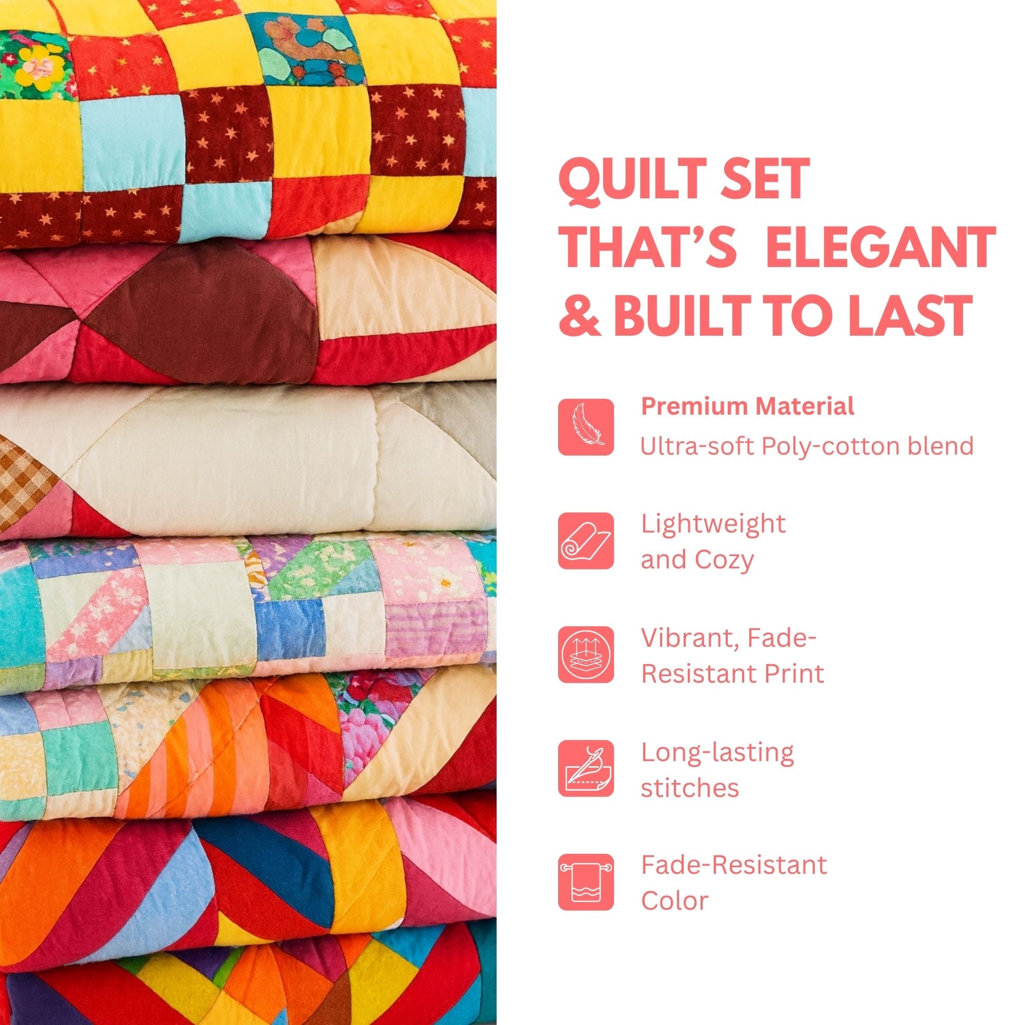 Personalized From Our First Kiss Till Our Last Breath Quilted Bedding Set
