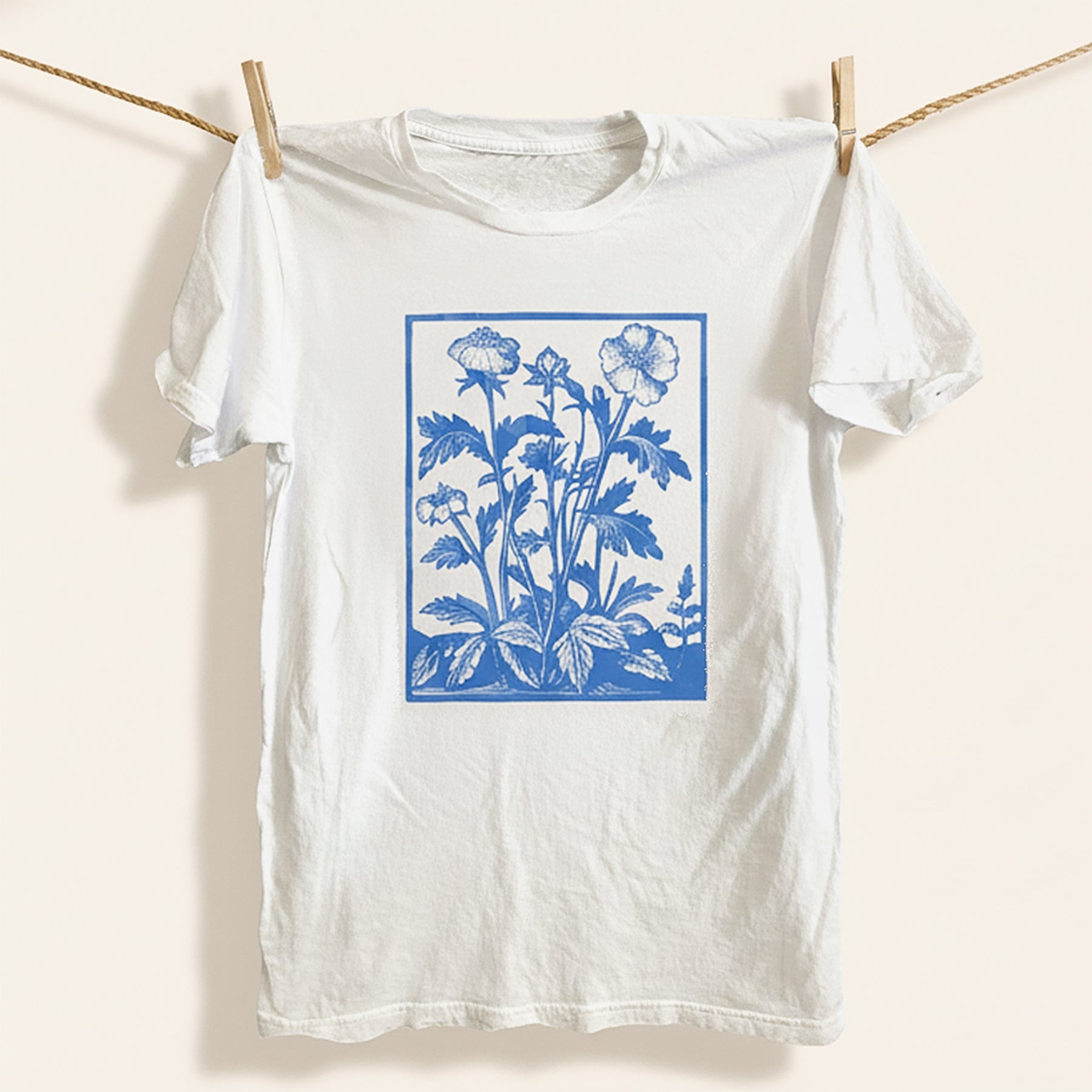 Vintage Wildflowers Graphic T-shirt