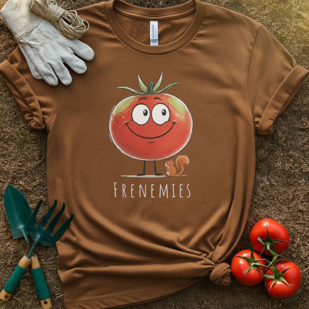 The “Frenemies” Funny Shirt, T-Shirt for Gardeners & Plant Lovers
