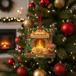 Memorial Fireplace Ornament for Pet Lovers – Custom Name Acrylic Keepsake