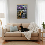 Always On My Mind Forever In My Heart Pet Memorial Canvas