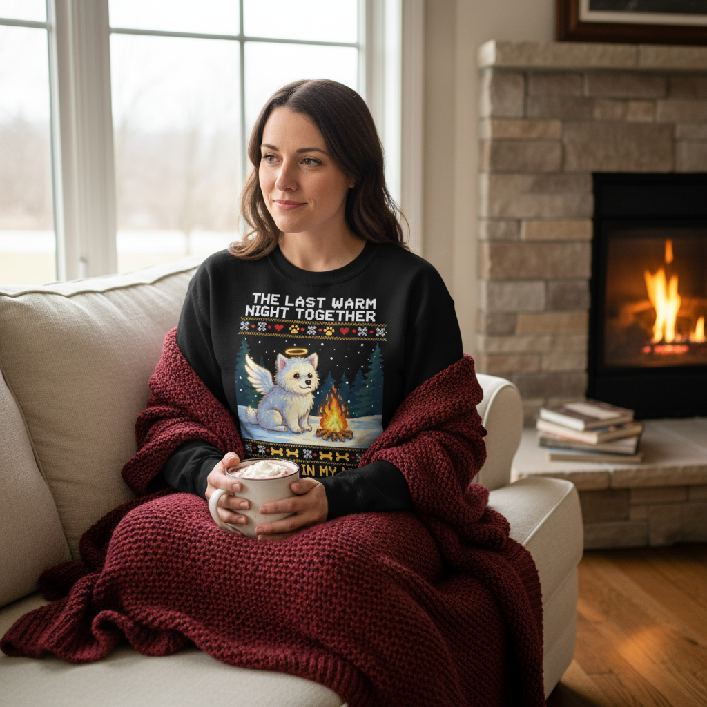 Angel Dog Memorial Ugly Sweatshirt for Dog Lovers