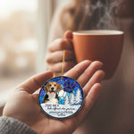 Custom Paw Print Pet Memorial Ornament