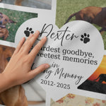 Dog Loss Keepsake Blanket | Custom Fleece/Sherpa Pet Remembrance Gift
