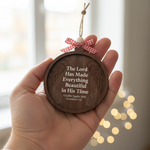 Faith Verse Personalized Wooden Family Orname