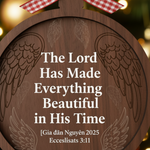 Faith Verse Personalized Wooden Family Orname