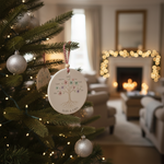 Family Tree Personalized Ceramic Ornament for Grandparents