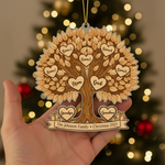 Family Tree Personalized Acrylic Ornament for Family