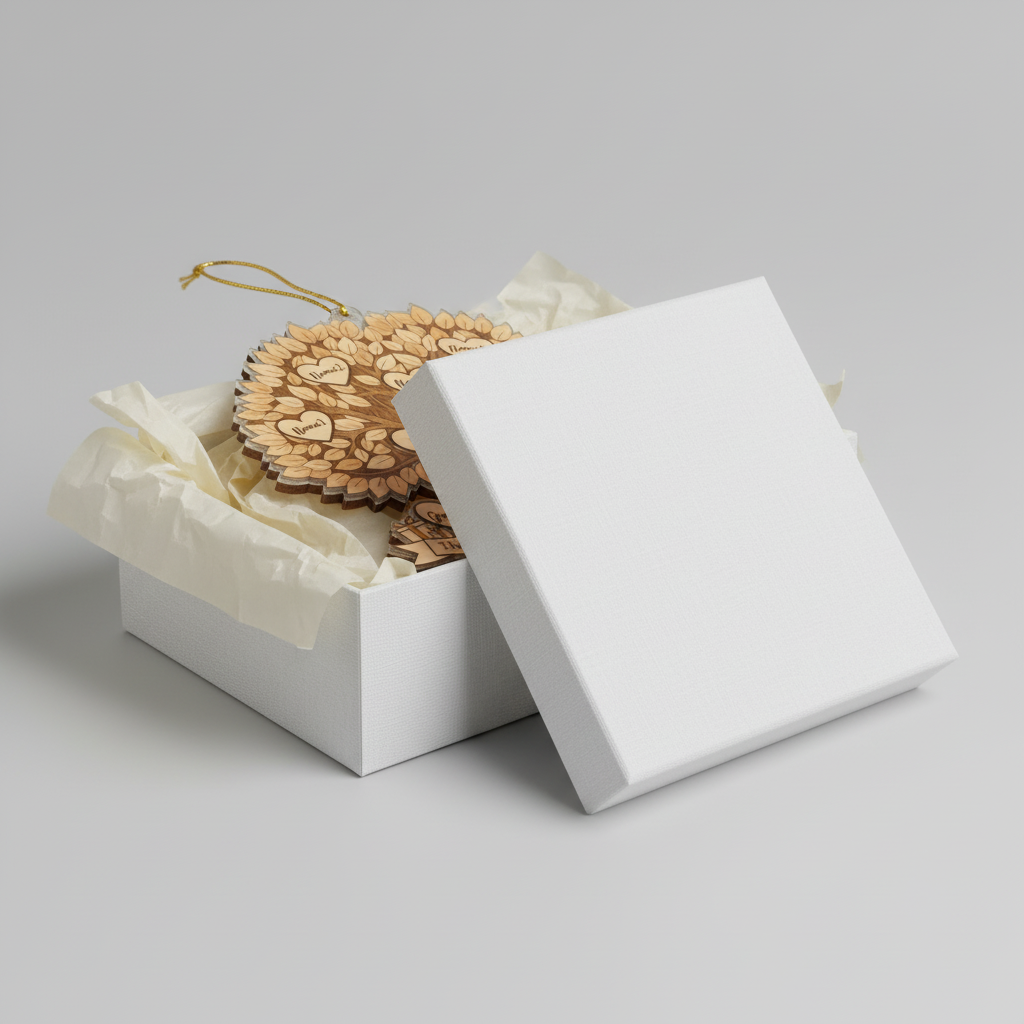 Family Tree Personalized Acrylic Ornament for Family