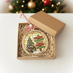 Family Tree Wooden Ornament for Family