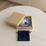 Galaxy Pet Memorial Suncatcher – Custom Name Dog Loss Ornament