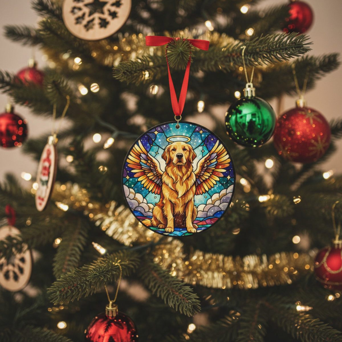 Loss of Golden Retriever Sympathy Keepsake