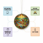 Pet Memorial Suncatcher – Stained Glass Pet Loss Keepsake