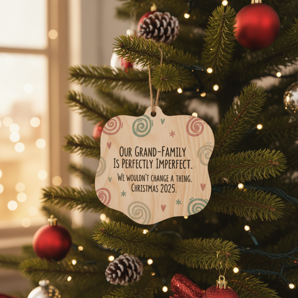 Grand Family Imperfect Personalized Ornament