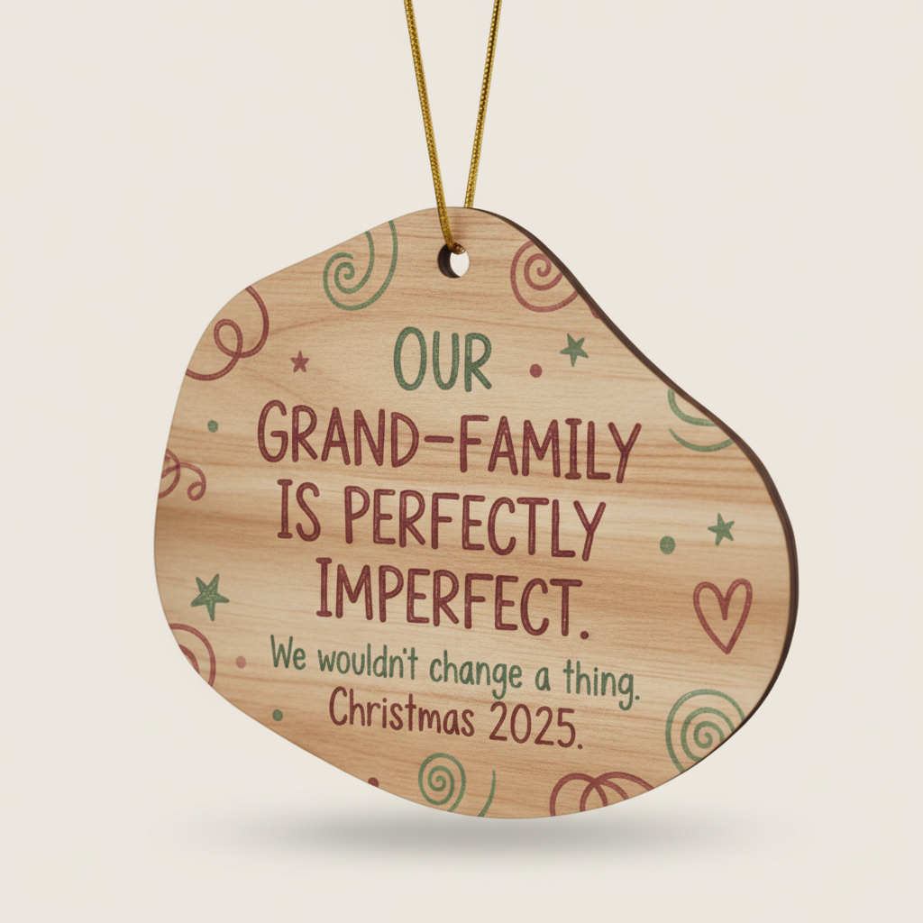 Grand Family Imperfect Personalized Ornament