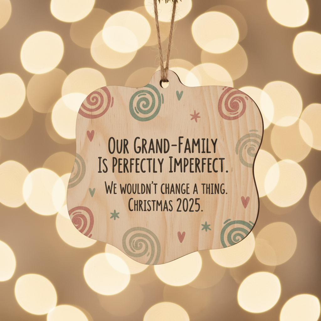 Grand Family Imperfect Personalized Ornament