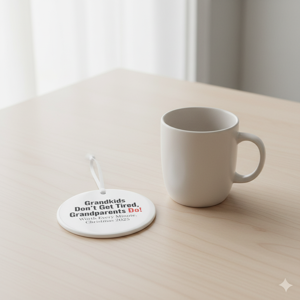 'Grandkids Don't Get Tired' Ornament for Grandparents