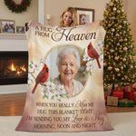 Grandma Memorial Blanket for Loved One – Custom Photo Gift