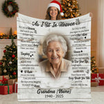 Grandma Memorial Personalized Blanket – Thoughtful Sympathy Gift