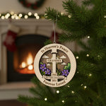 Grandma Memorial Wooden Ornament – Remembrance Keepsake Gift