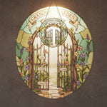 Grandma's Garden Personalized Stained Glass Suncatcher – Custom Gift