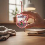 Grandparents Command Center Personalized Shape Acrylic Ornament