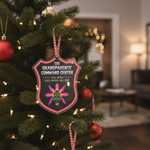 Grandparents Command Center Personalized Shape Acrylic Ornament