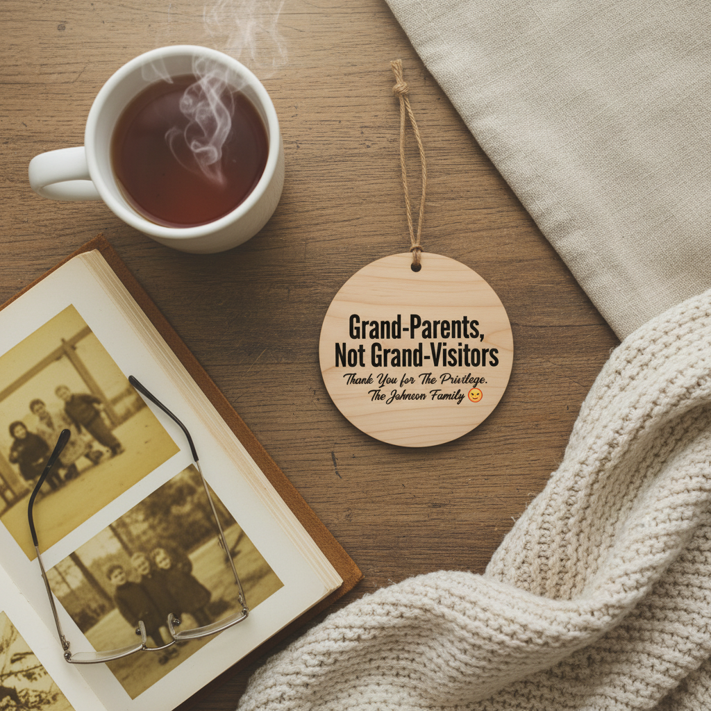 Grandparents Gratitude Personalized Ornament