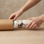 "Hardest Goodbye" Personalized Pet Memorial Canvas - Angel Dog Christmas Gift