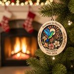 Hummingbird Memorial Ornament for Grandma – Remembrance Gift