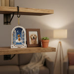 Memorial Angel Window Ornament for Pet Lovers – Custom Name Keepsake