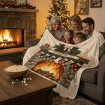 Personalized Family Tree Blanket with Custom Names & Year