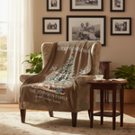 Personalized Family Tree Multigeneration Custom Blanket