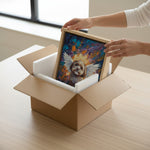 Our Pet Forever Custom Canvas - Angel Dog Portrait Oil Paint Style Wall Decor