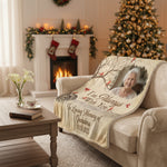 Memorial Blanket for Grandma – Custom Photo, Name & Years
