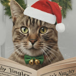 Personalized Pet Reading Newspaper Art Print