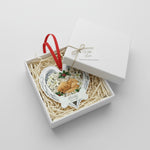 Personalized Pet Loss Angel Wings Ornament | Custom Photo Dog Memorial Keepsake