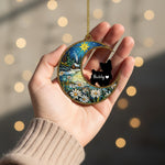 Personalized Pet Memorial Suncatcher Ornament | Loss of Dog Cat Remembrance Gift