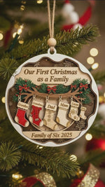 Personalized Multigenerational Family Christmas Ornament