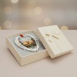 Personalized Pet Loss Angel Wings Ornament | Custom Photo Dog Memorial Keepsake